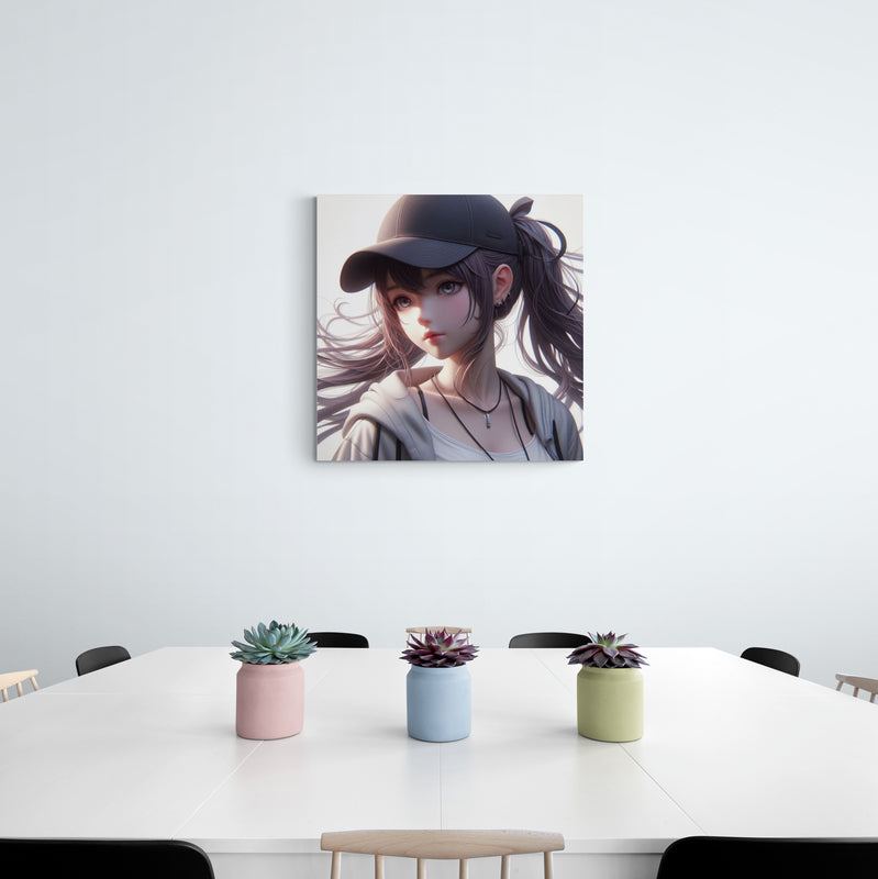 anime art, anime girl poster