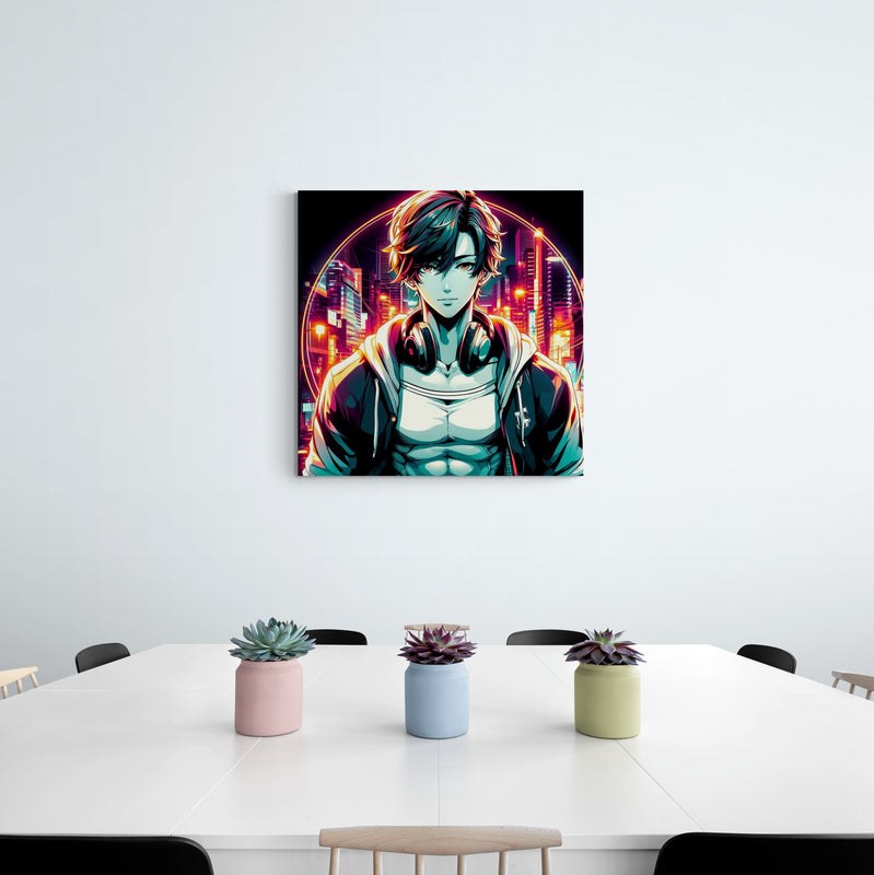 anime art, anime boy poster, anime canvas