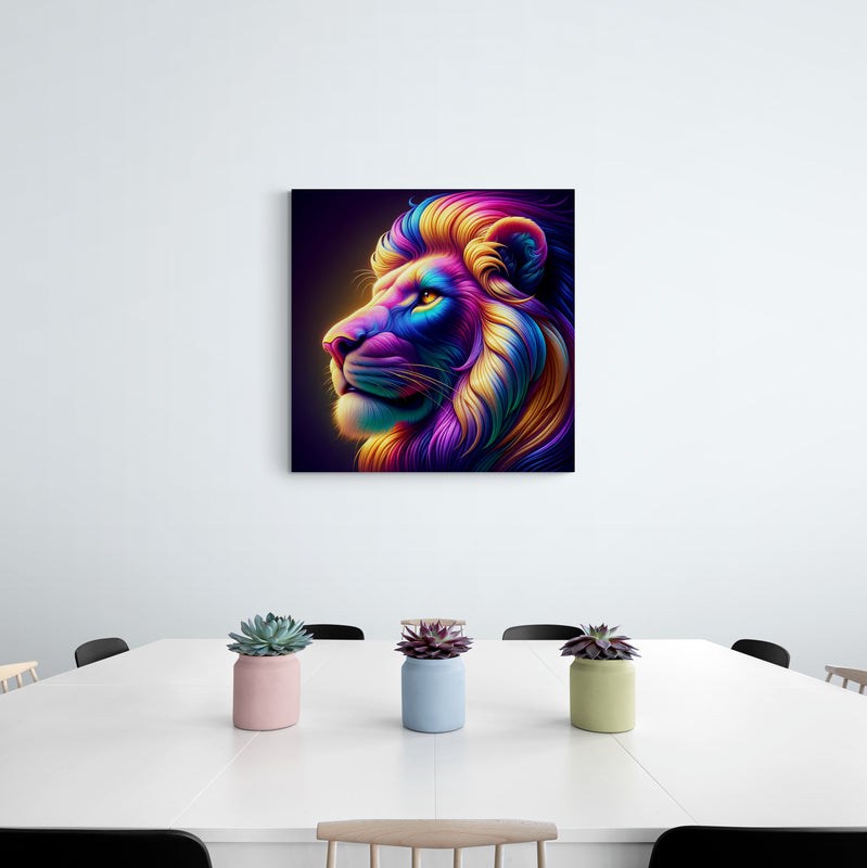 lion wall art, lion canvas lion wall art, lion canvas wall art, lion face portrait, abstract rainbow lionwall art, lion face portrait, abstract rainbow lion