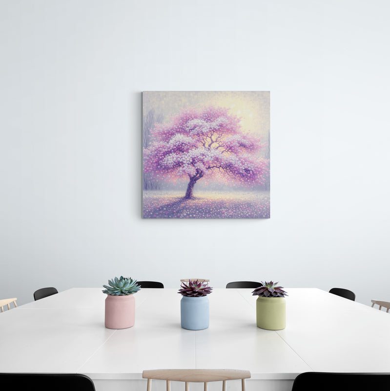 blossom artwork, cherry blossom wall art, blossom canvas