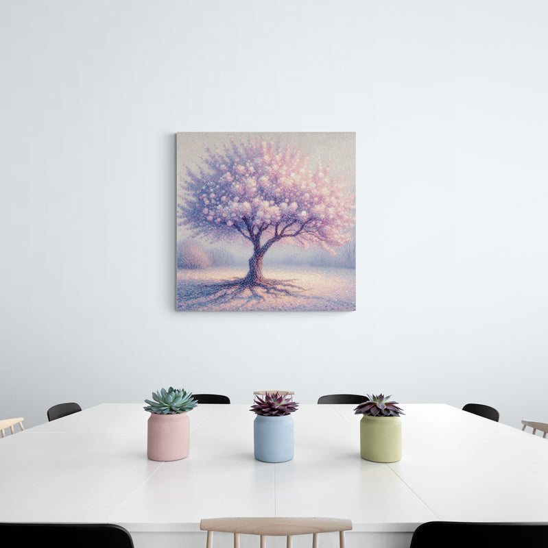 blossom artwork, cherry blossom wall art, blossom canvas