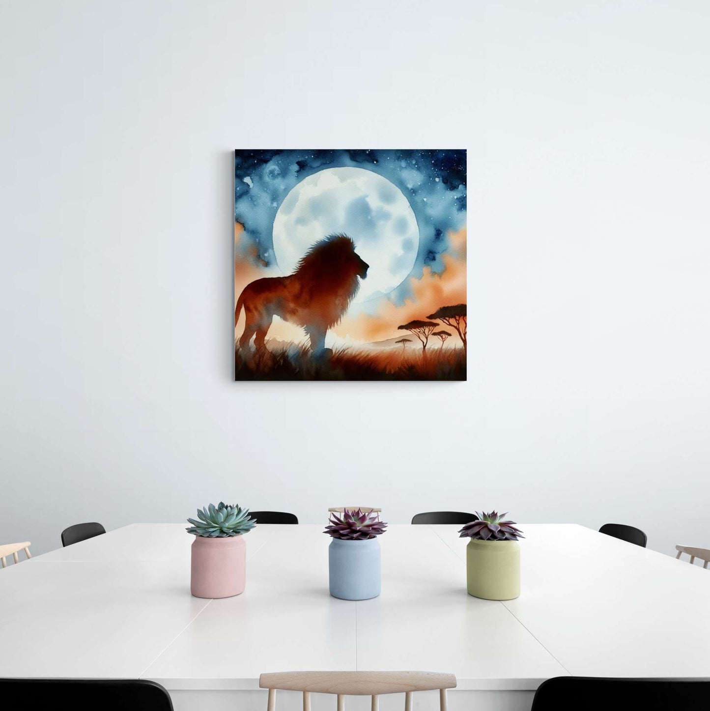 Lion Artwork, Lion wall art canvas