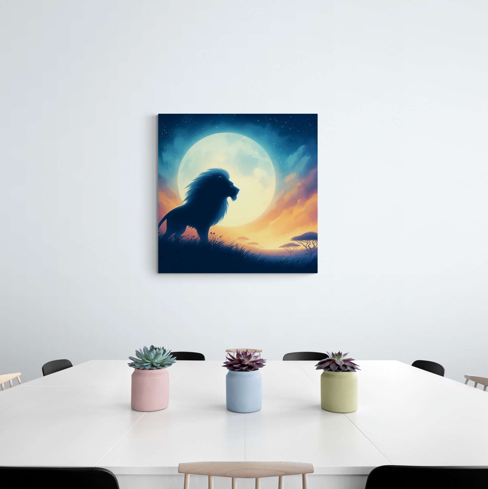 Lion Artwork, Lion wall art canvas