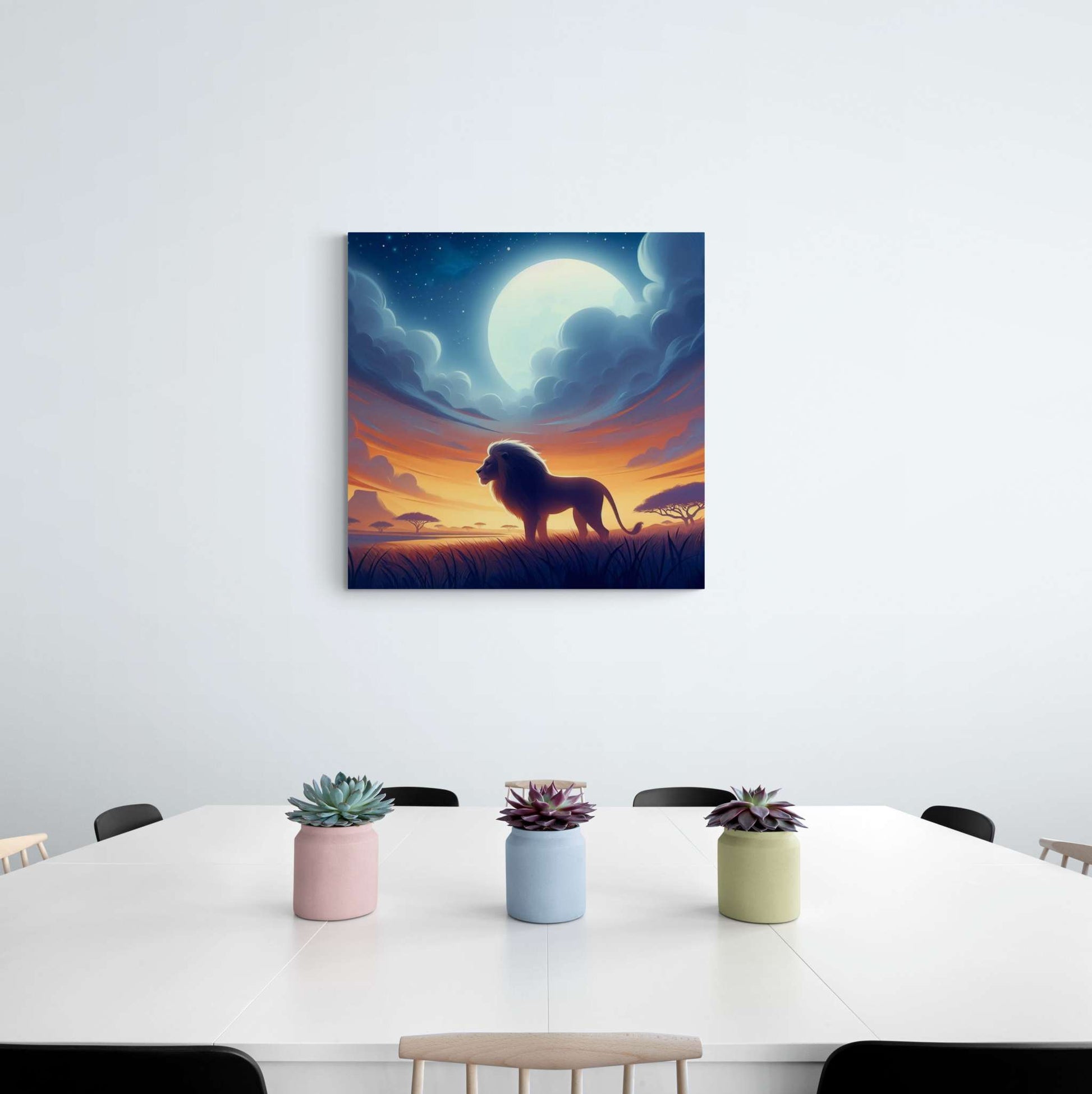 Lion Artwork, Lion wall art canvas