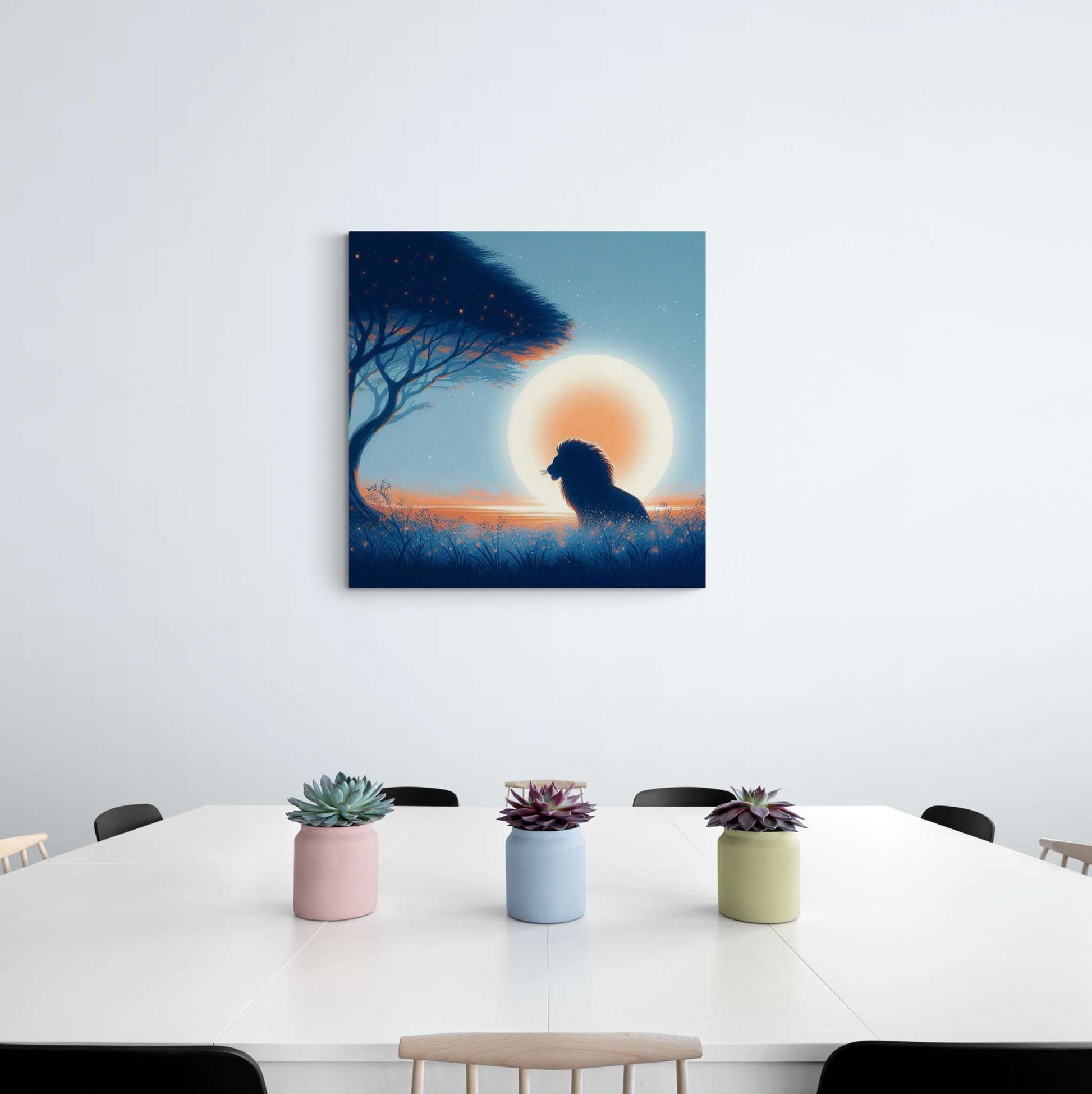 Lion Artwork, Lion wall art canvas