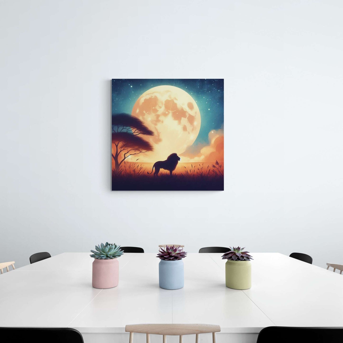 Lion Artwork, Lion wall art canvas