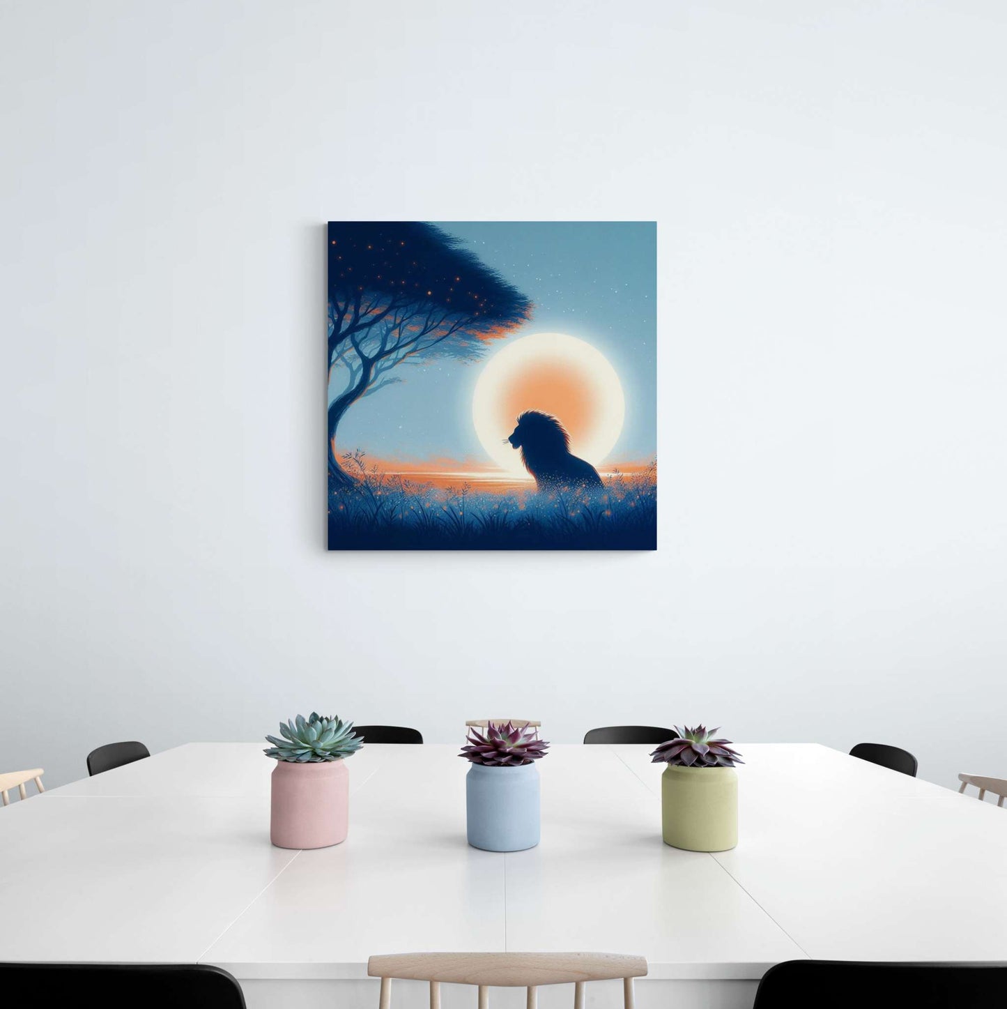 Lion Artwork, Lion wall art canvas