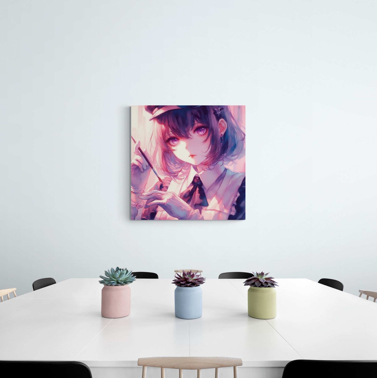 anime art, anime girl poster