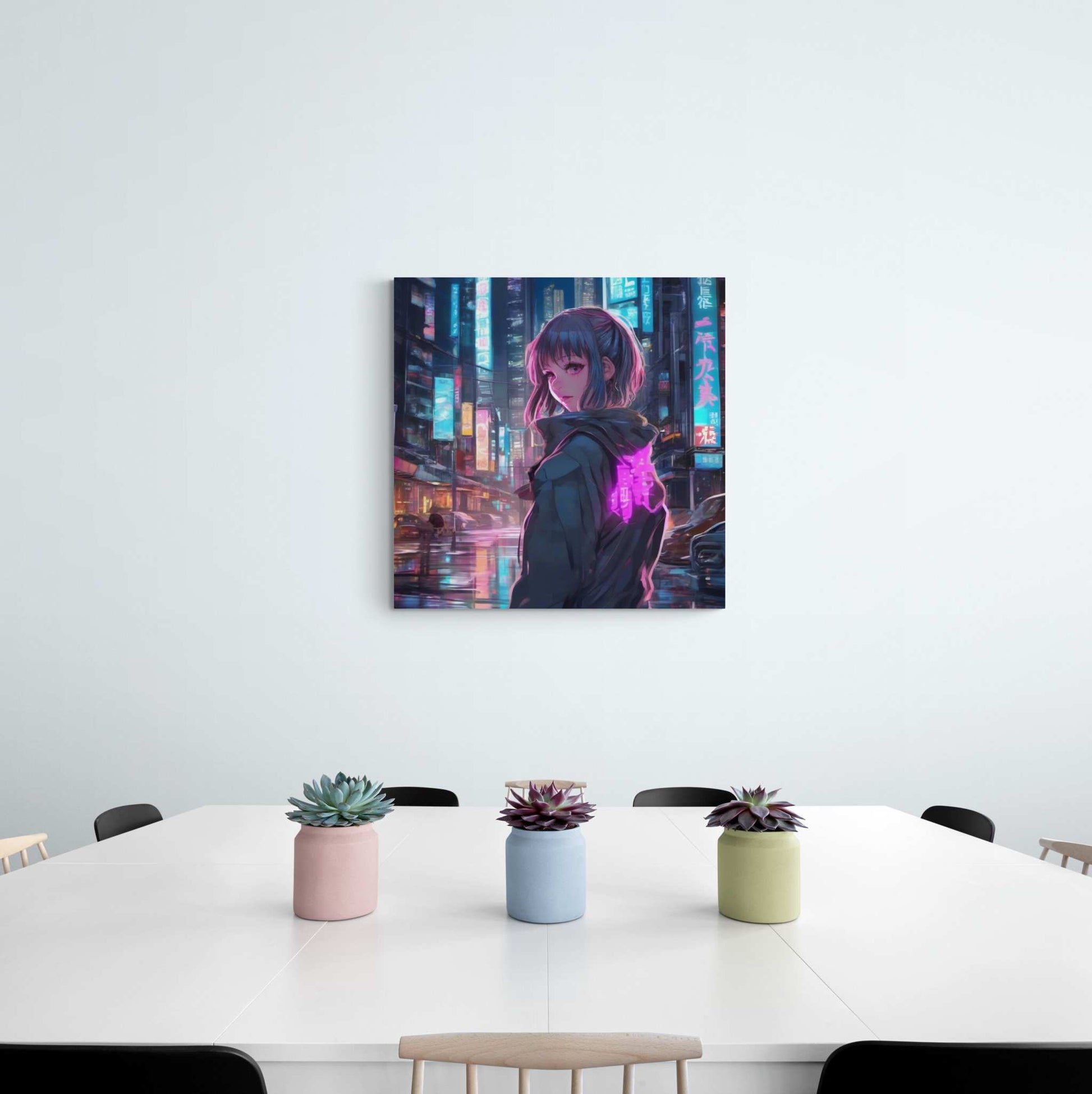 anime art, anime girl poster