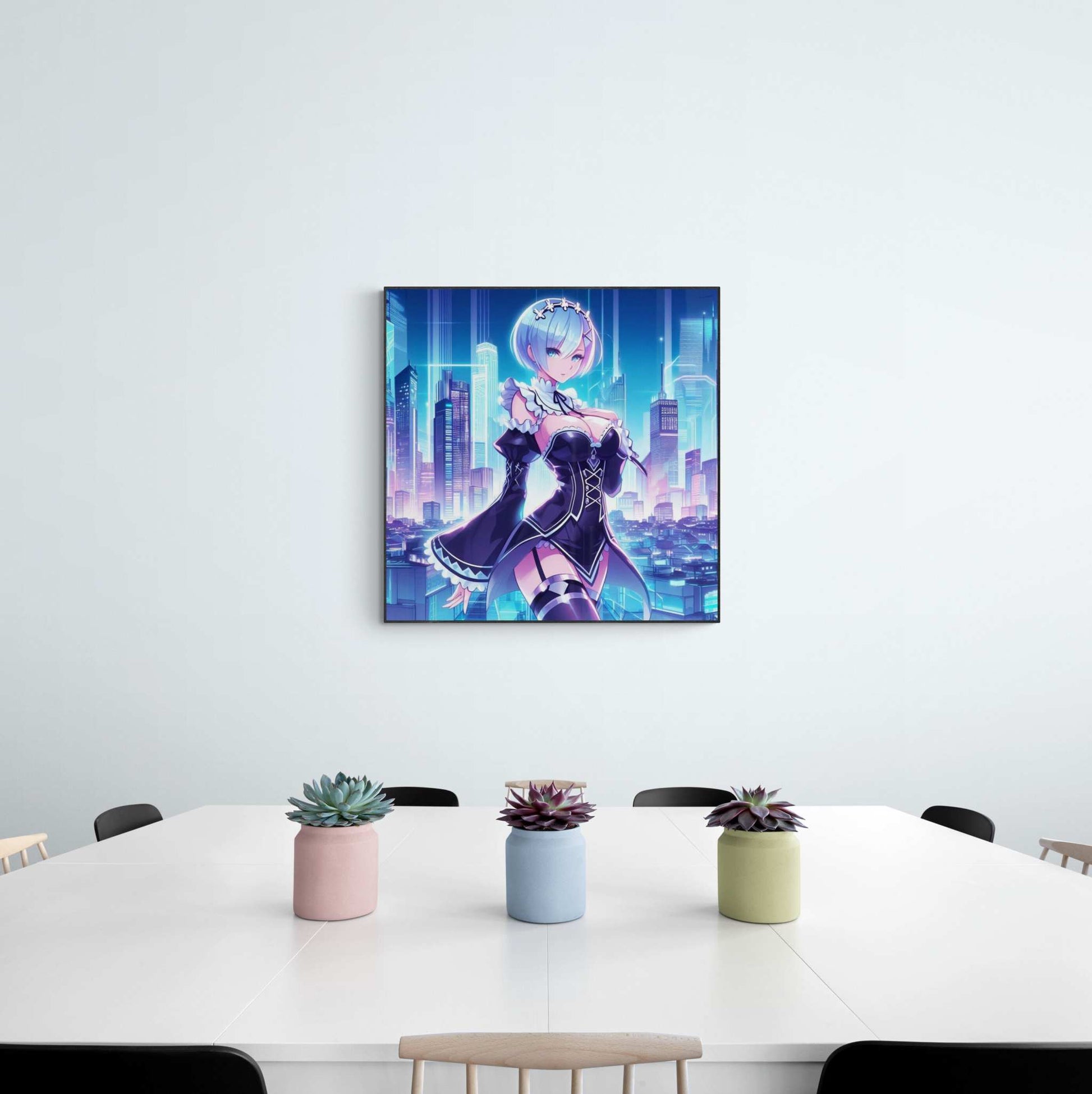 anime art, anime girl poster