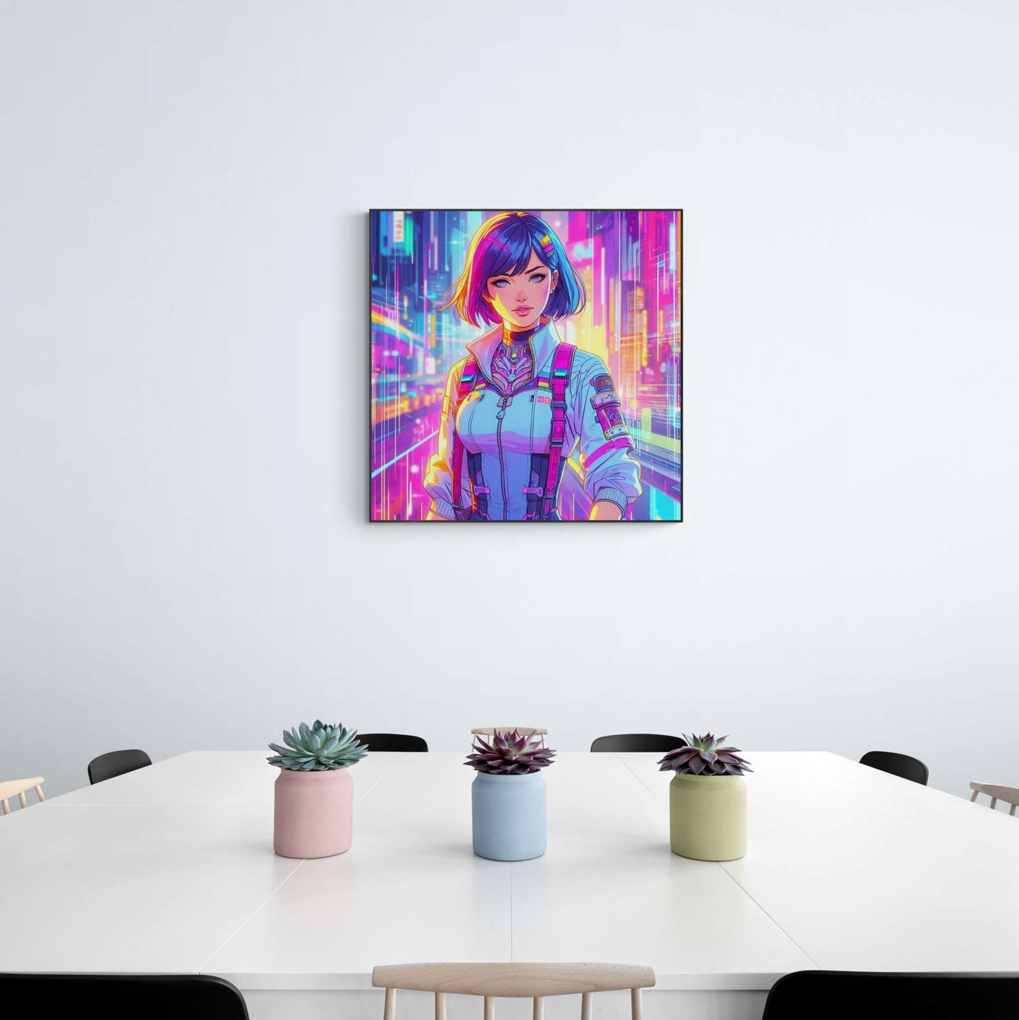 anime art, anime girl poster