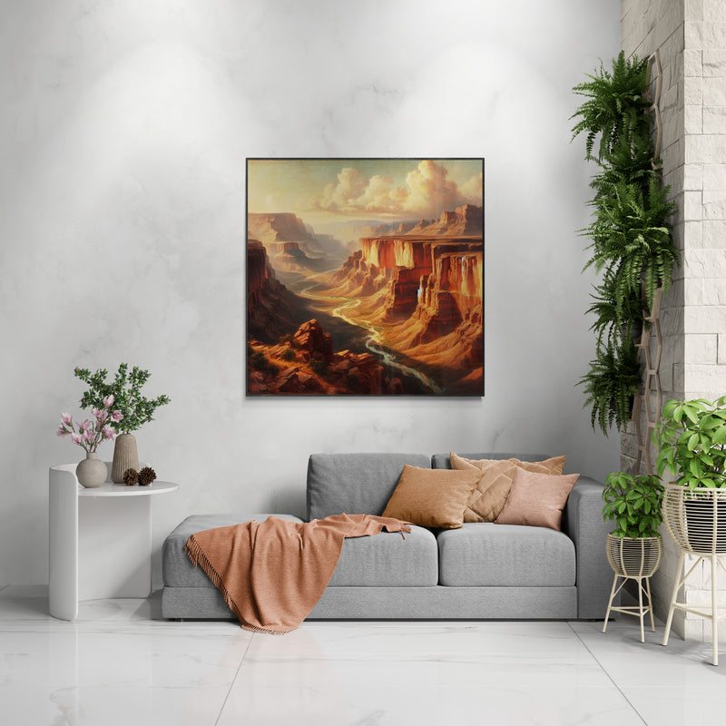 grand canyon art, landscape painting