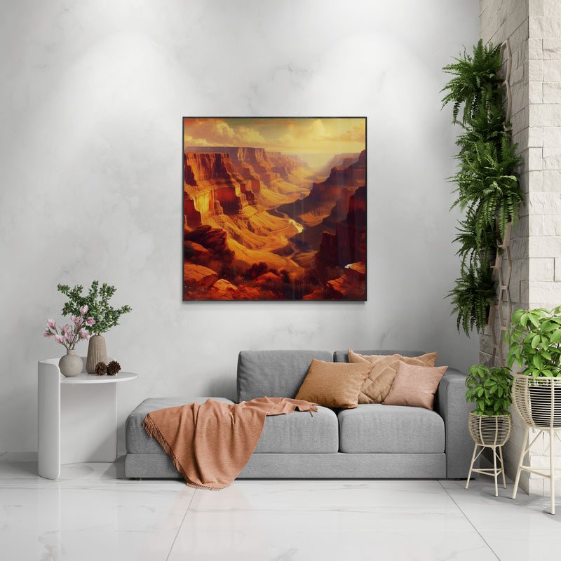 grand canyon art, landscape painting