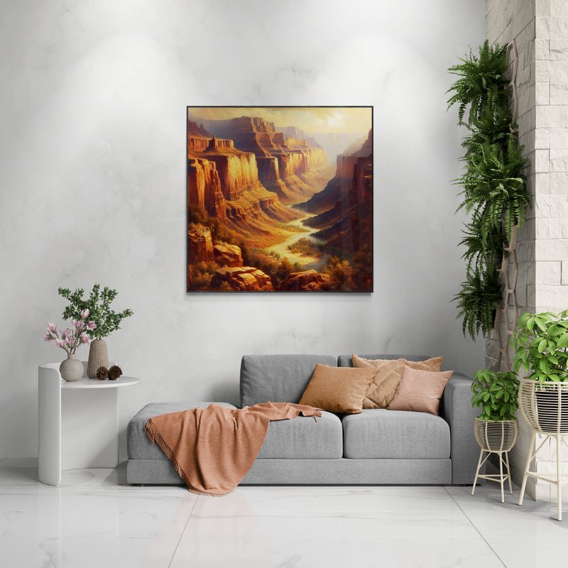 grand canyon art, landscape painting