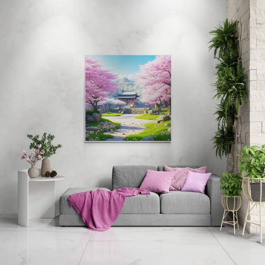 landscape wall art, japan wall art, anime artwork