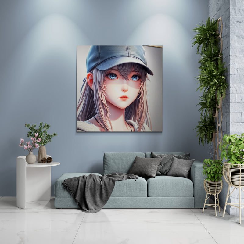 anime art, anime girl poster