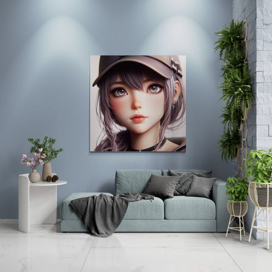 anime art, anime girl poster