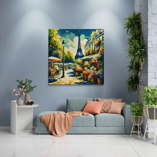 paris art, paris canvas art