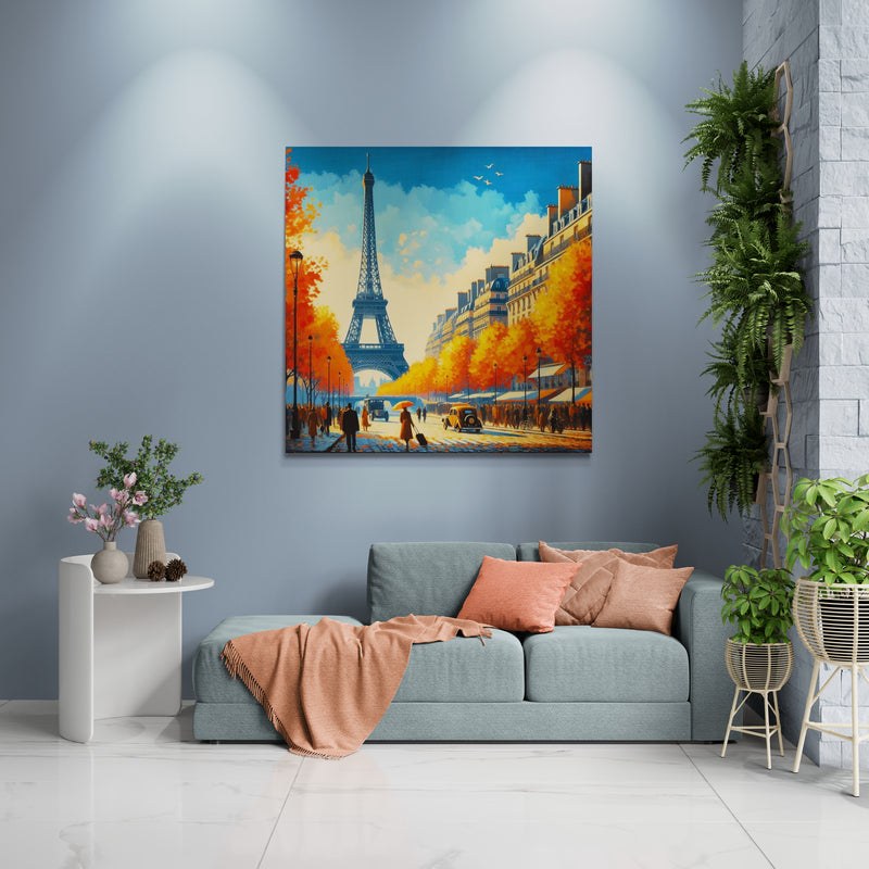 paris art, paris canvas art