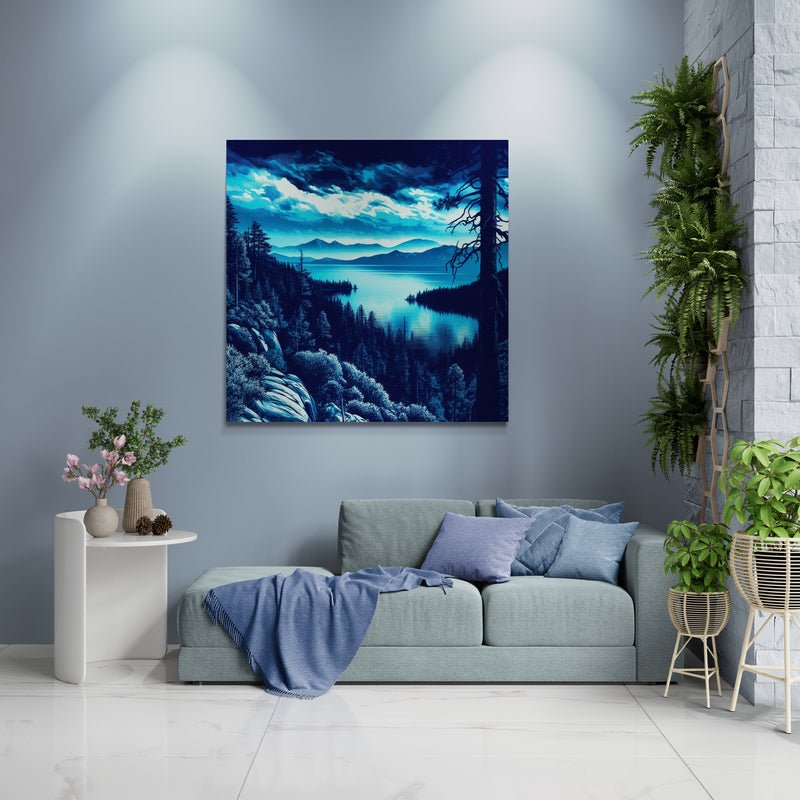 lake tahoe wall art, landscape print