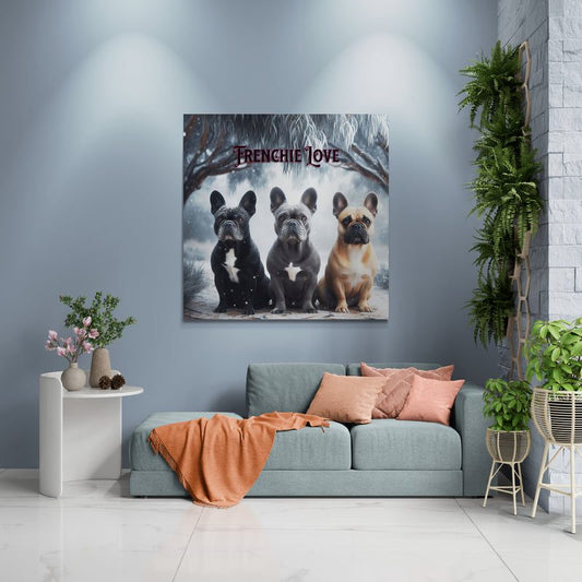 french bulldog artwork, frenchie artwork, frenchie wall art