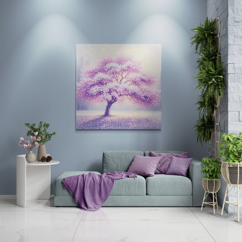 blossom artwork, cherry blossom wall art, blossom canvas