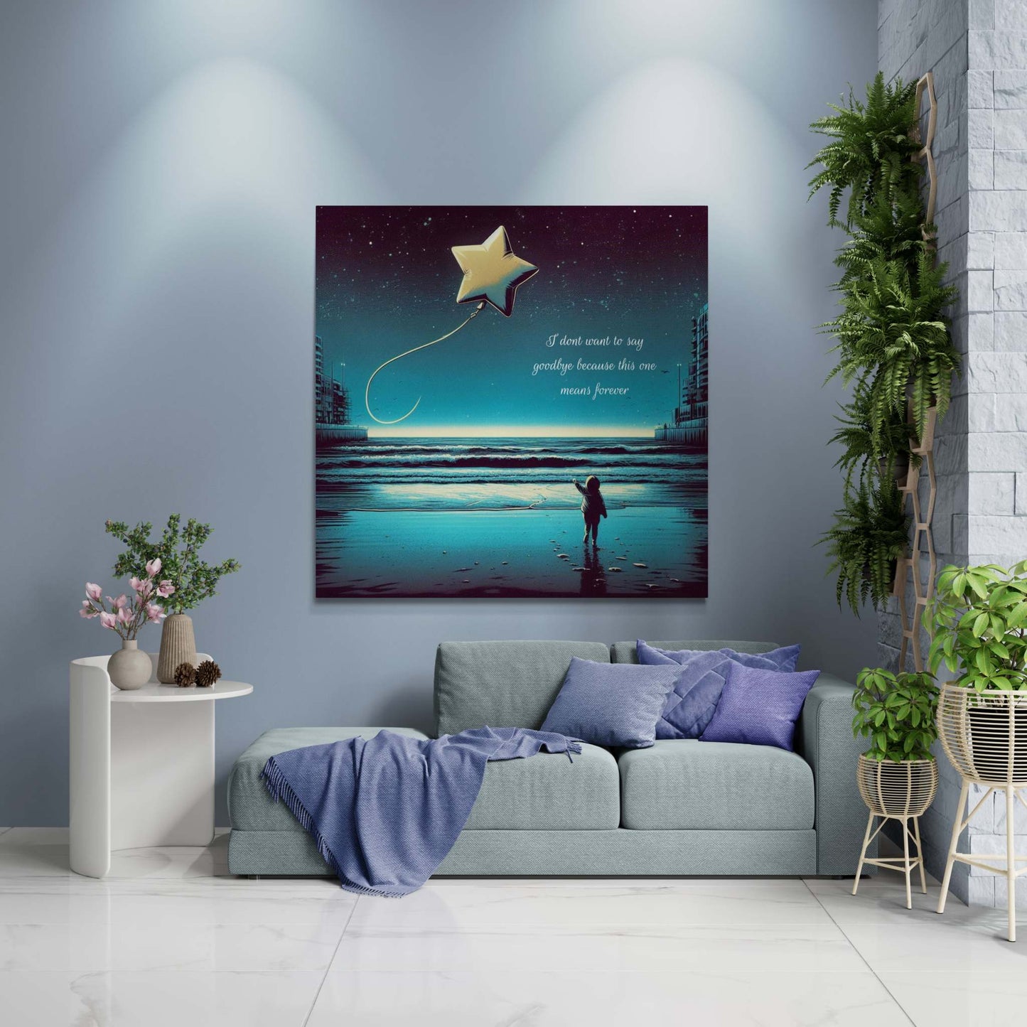 inspirational wall art, abstract canvas art