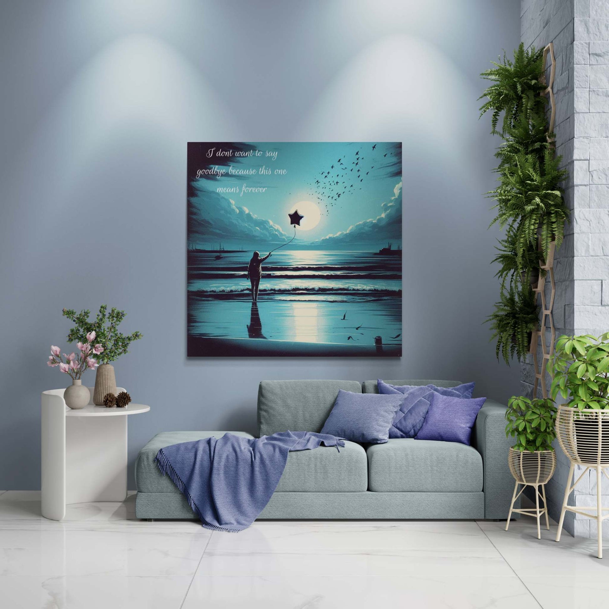 inspirational wall art, abstract canvas art