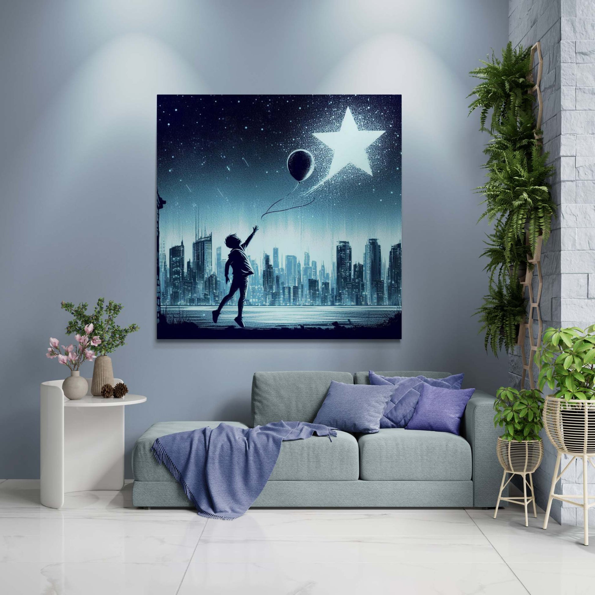 inspirational wall art, abstract canvas art