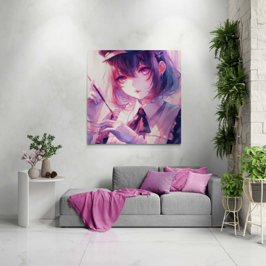 anime art, anime girl poster