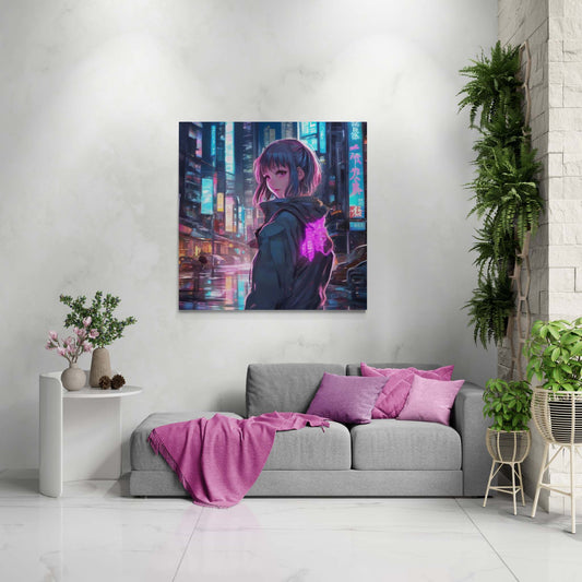 anime art, anime girl poster