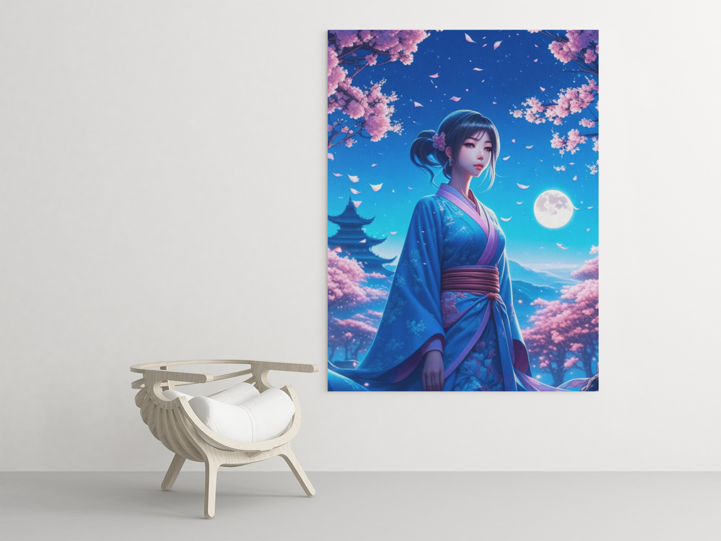 anime art, anime girl poster