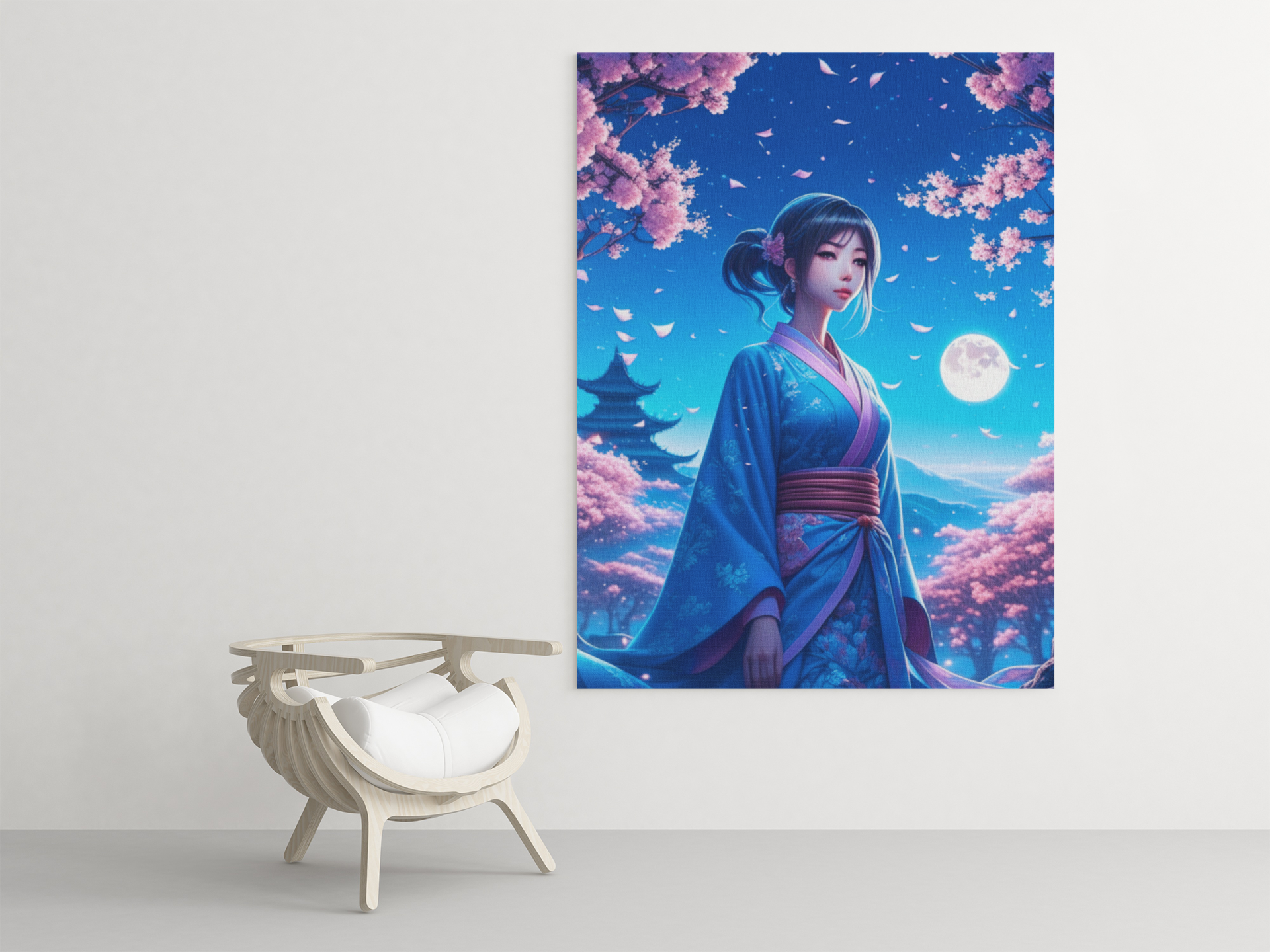 anime art, anime girl poster