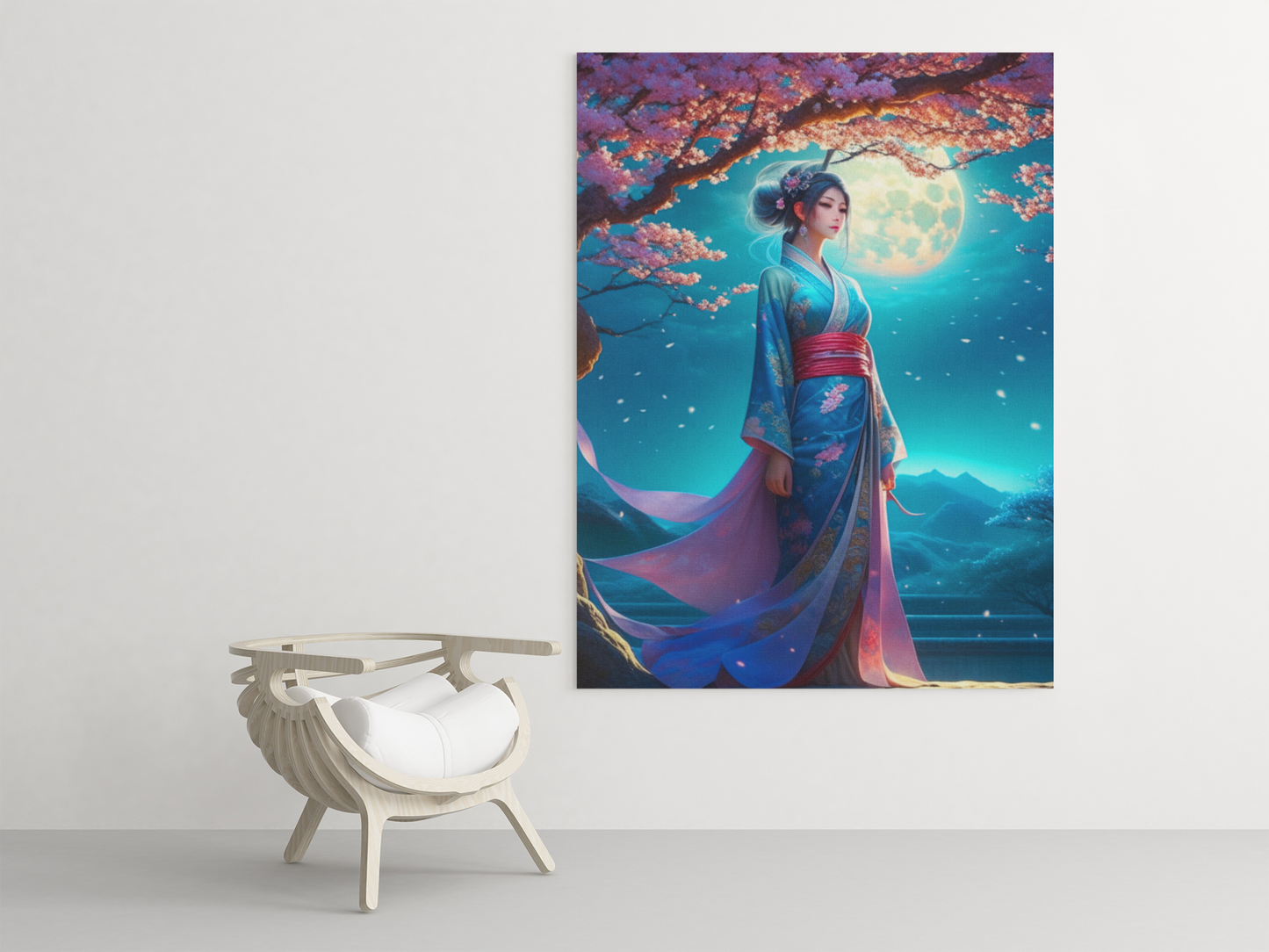 anime art, anime girl poster