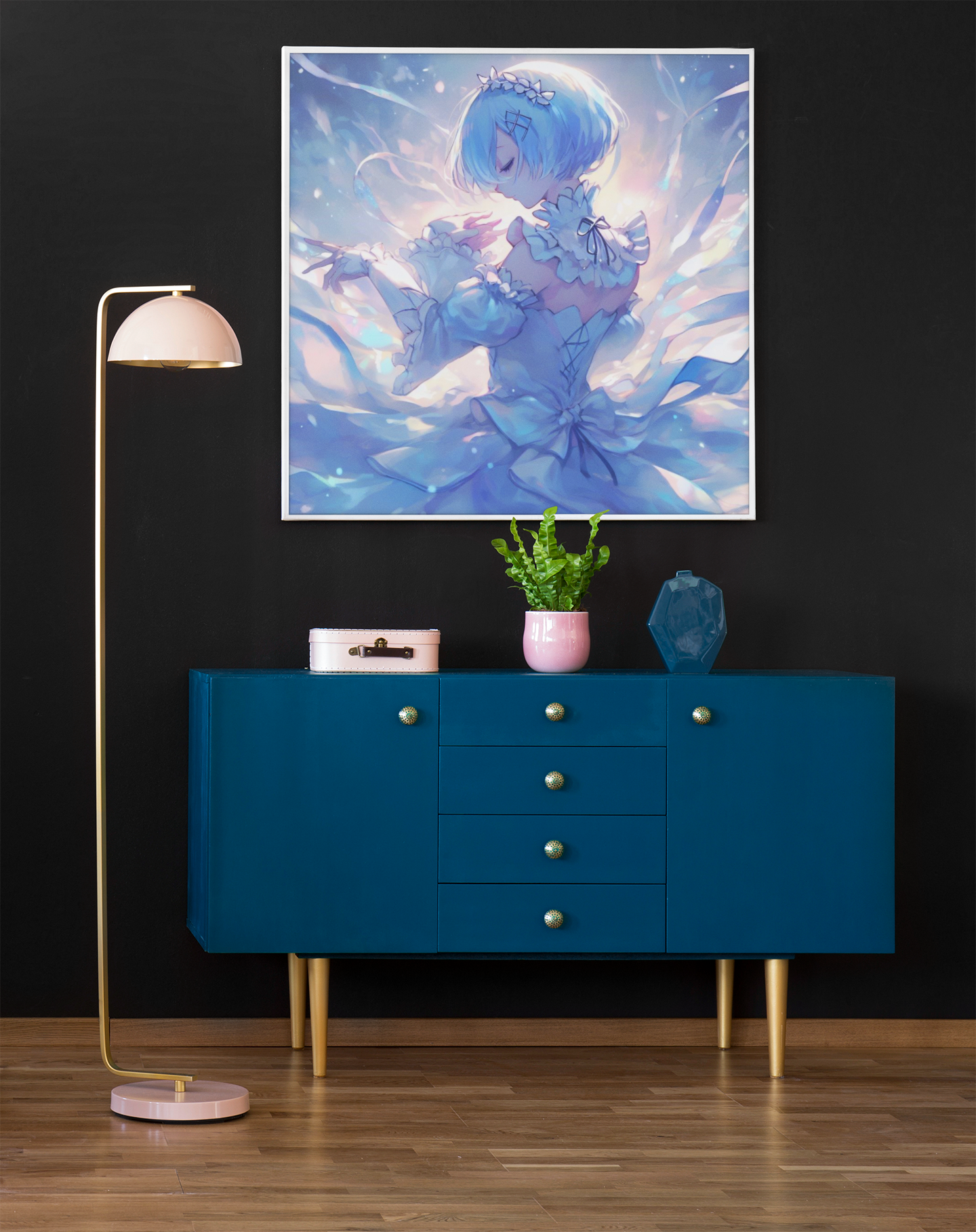 anime art, anime girl poster