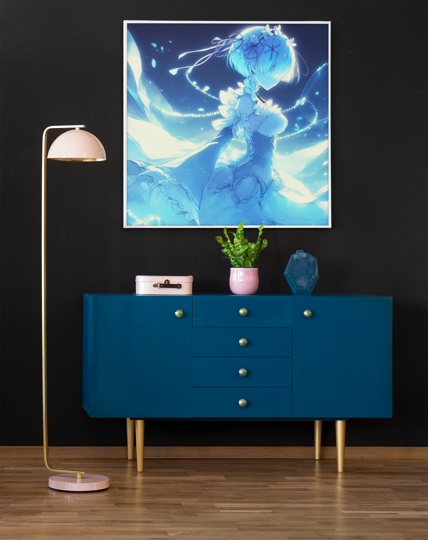 anime art, anime girl poster