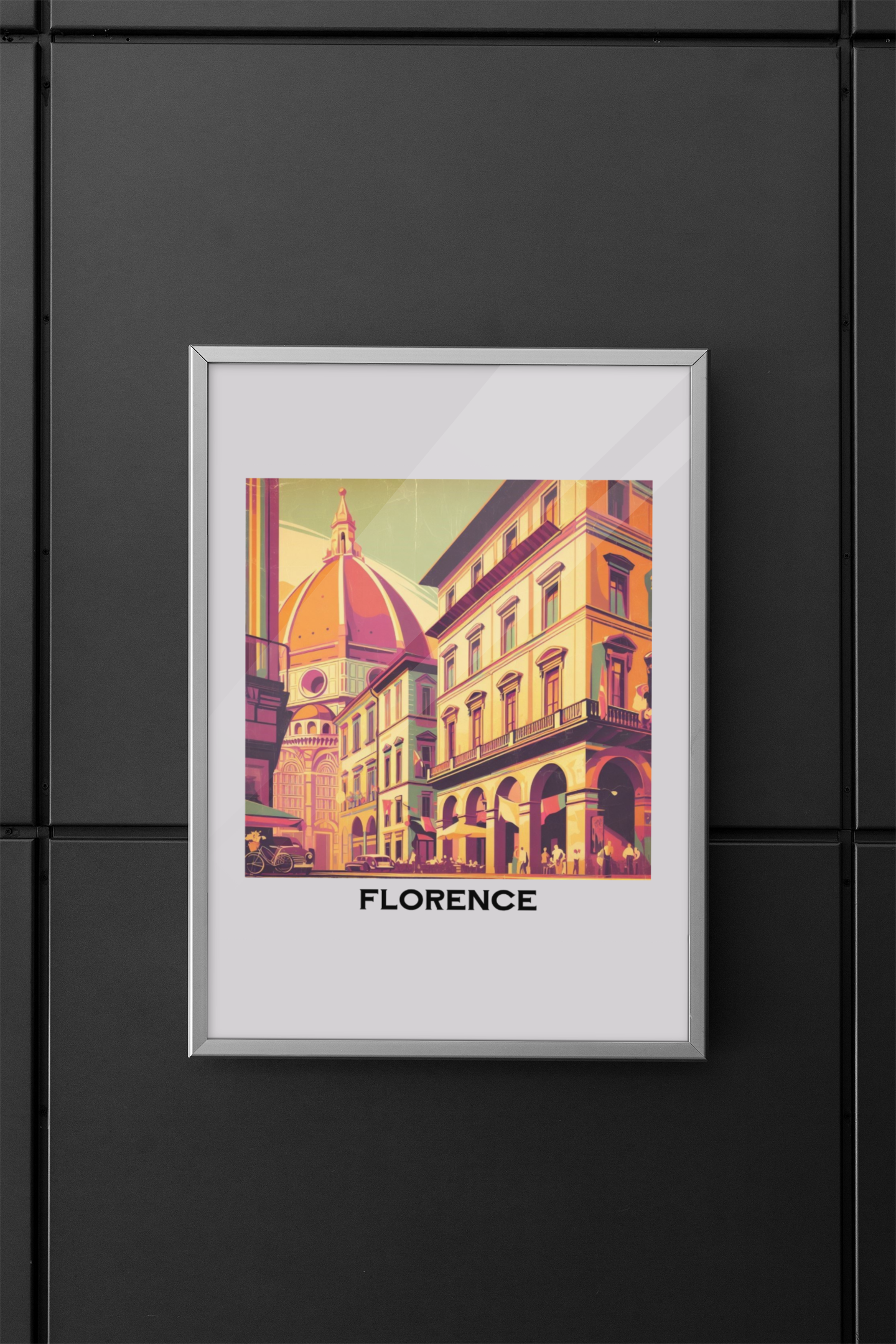 florence poster, vintage travel poster