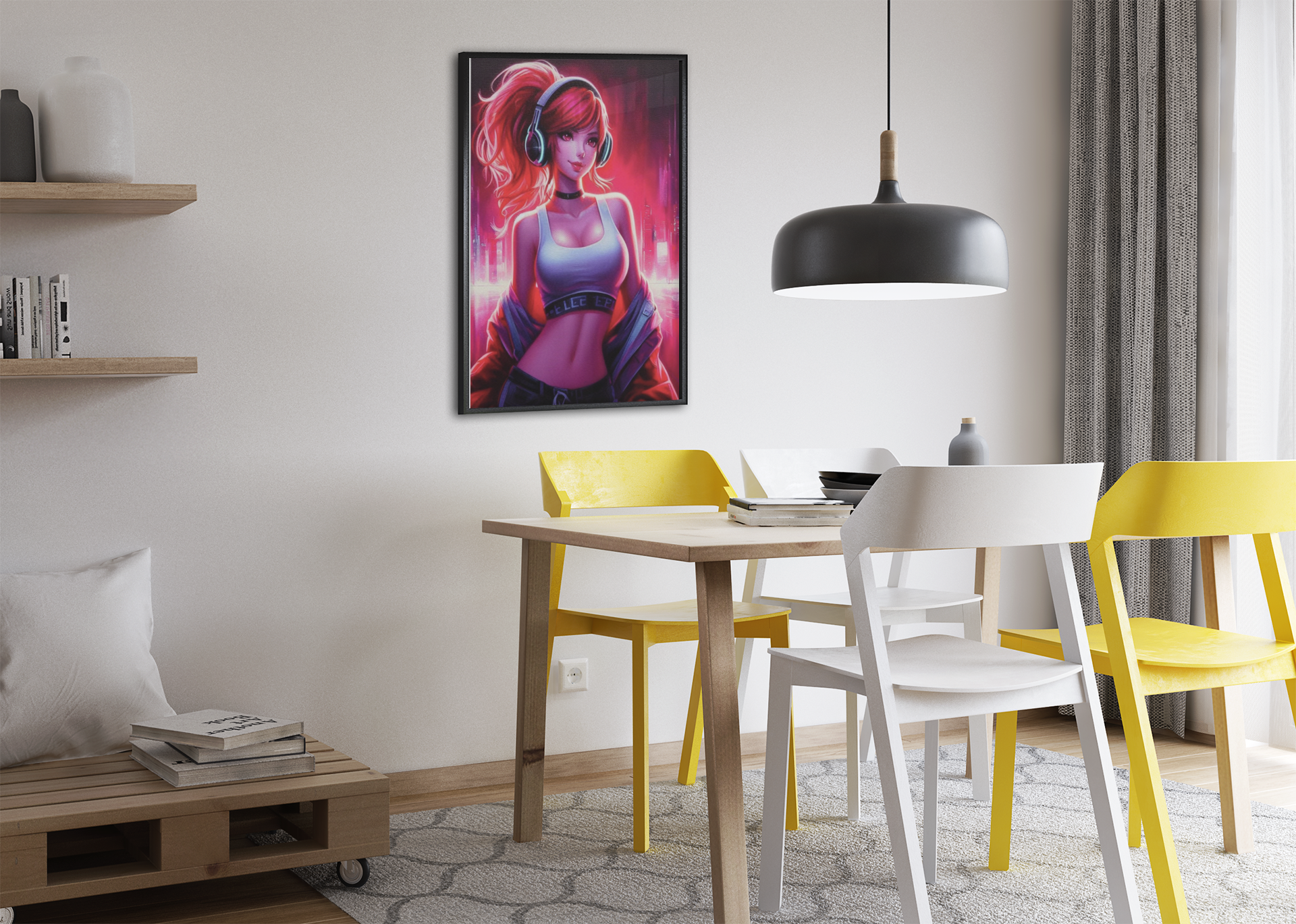 anime art,anime girl poster