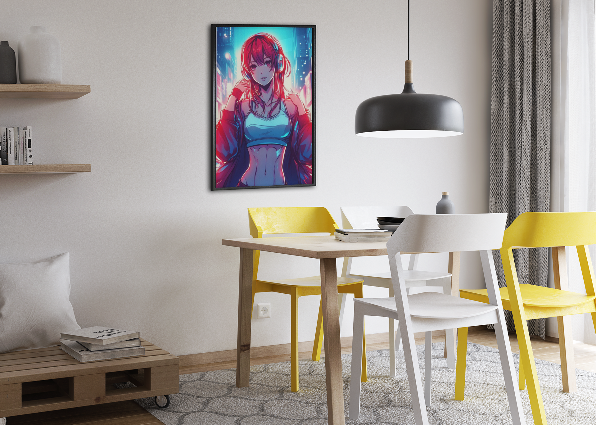 anime art,anime girl poster