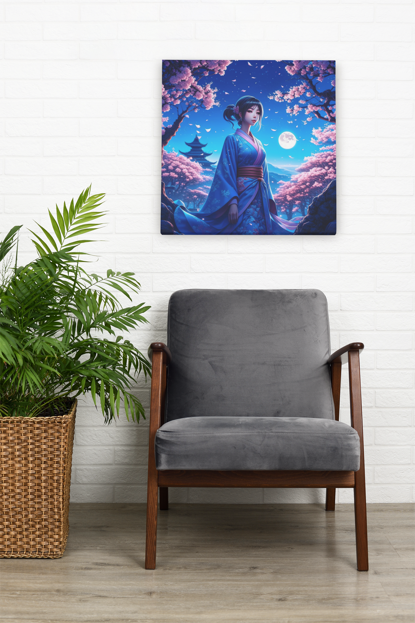 anime art, anime girl poster