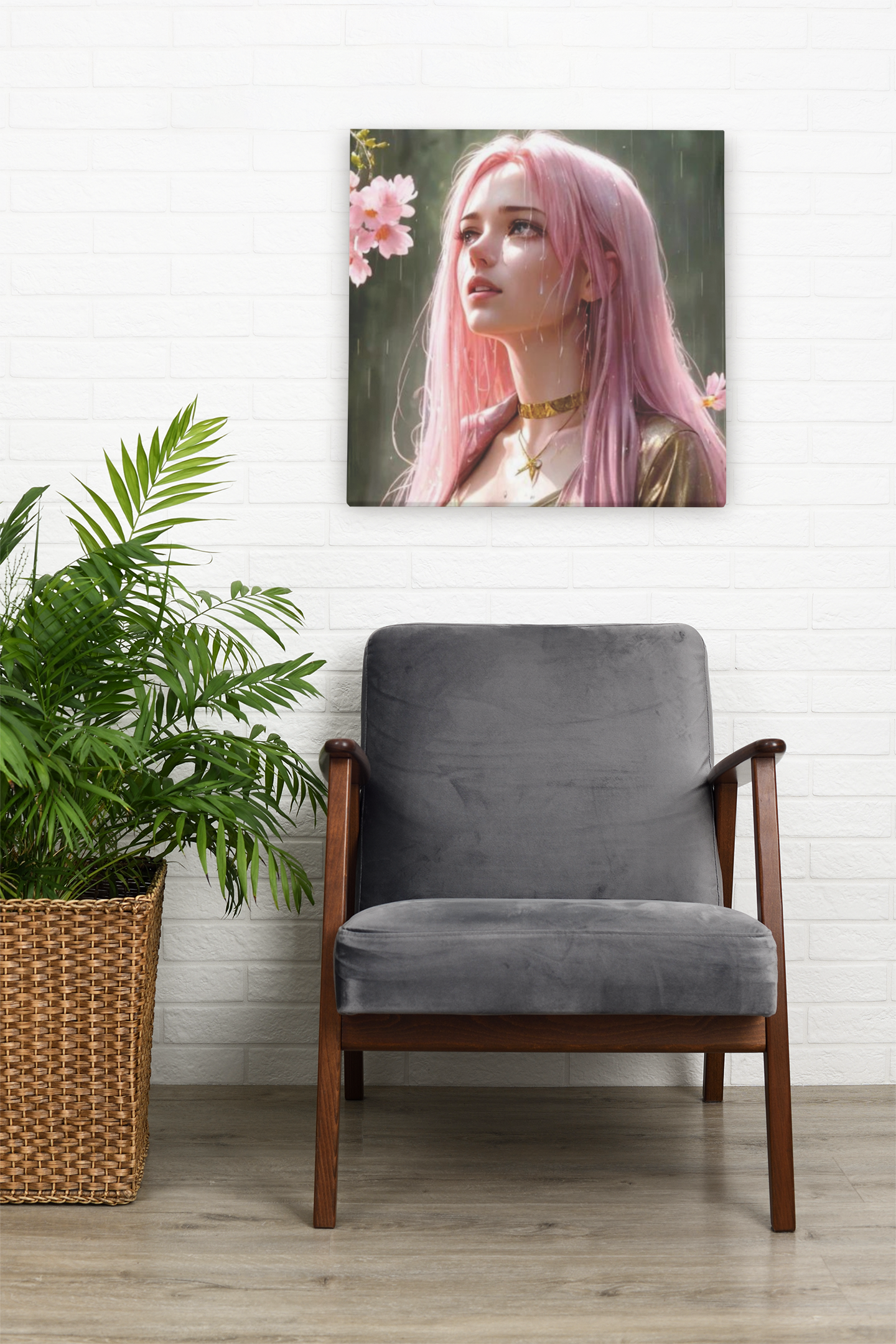 anime art, anime girl poster