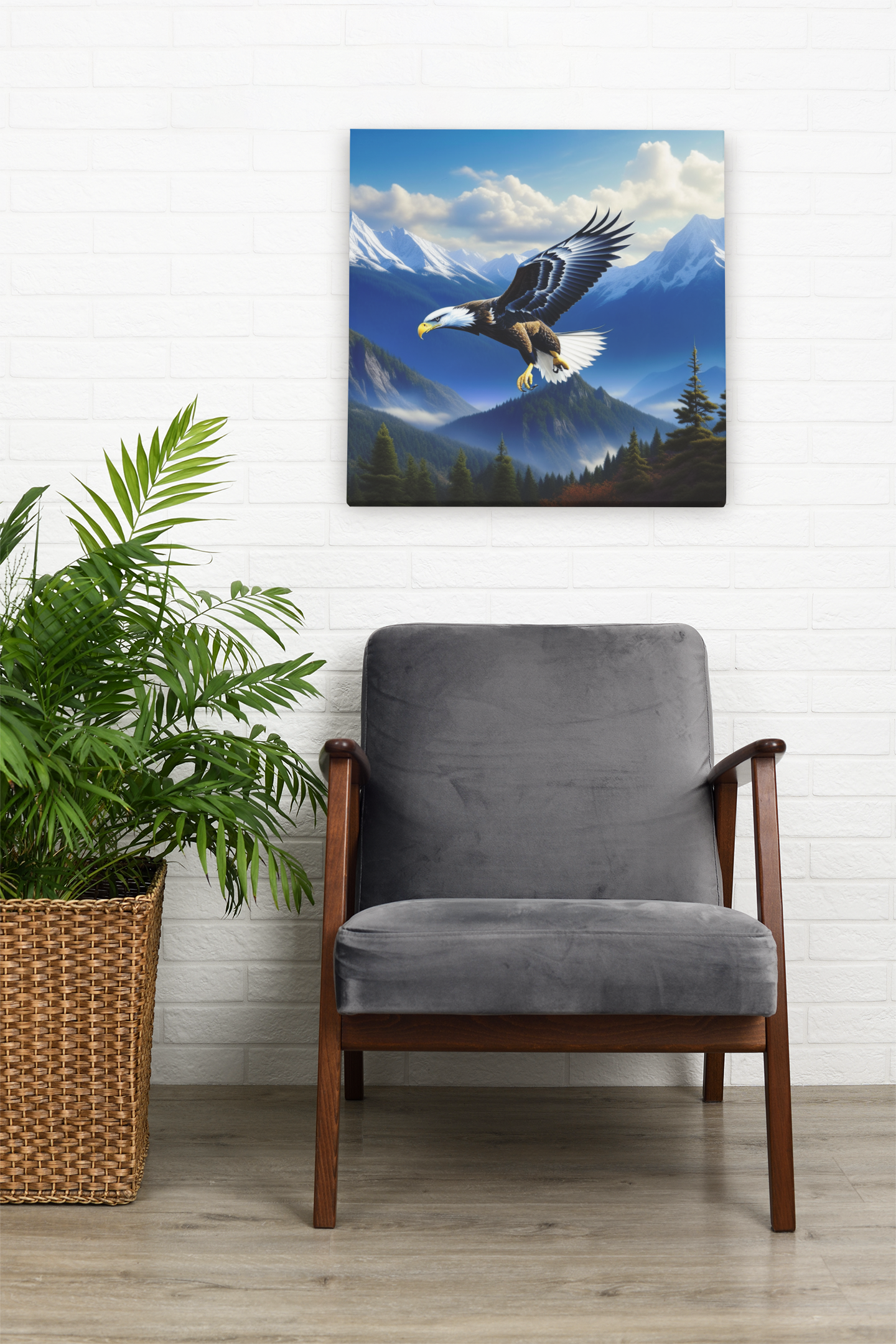 eagle canvas wall art, birds of prey