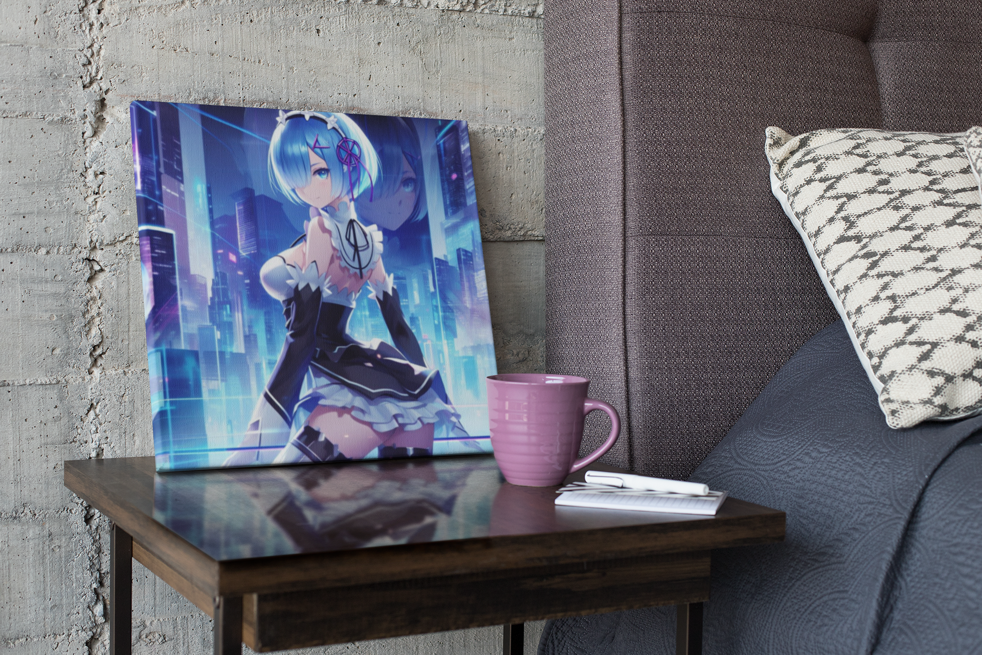 anime art, anime girl poster