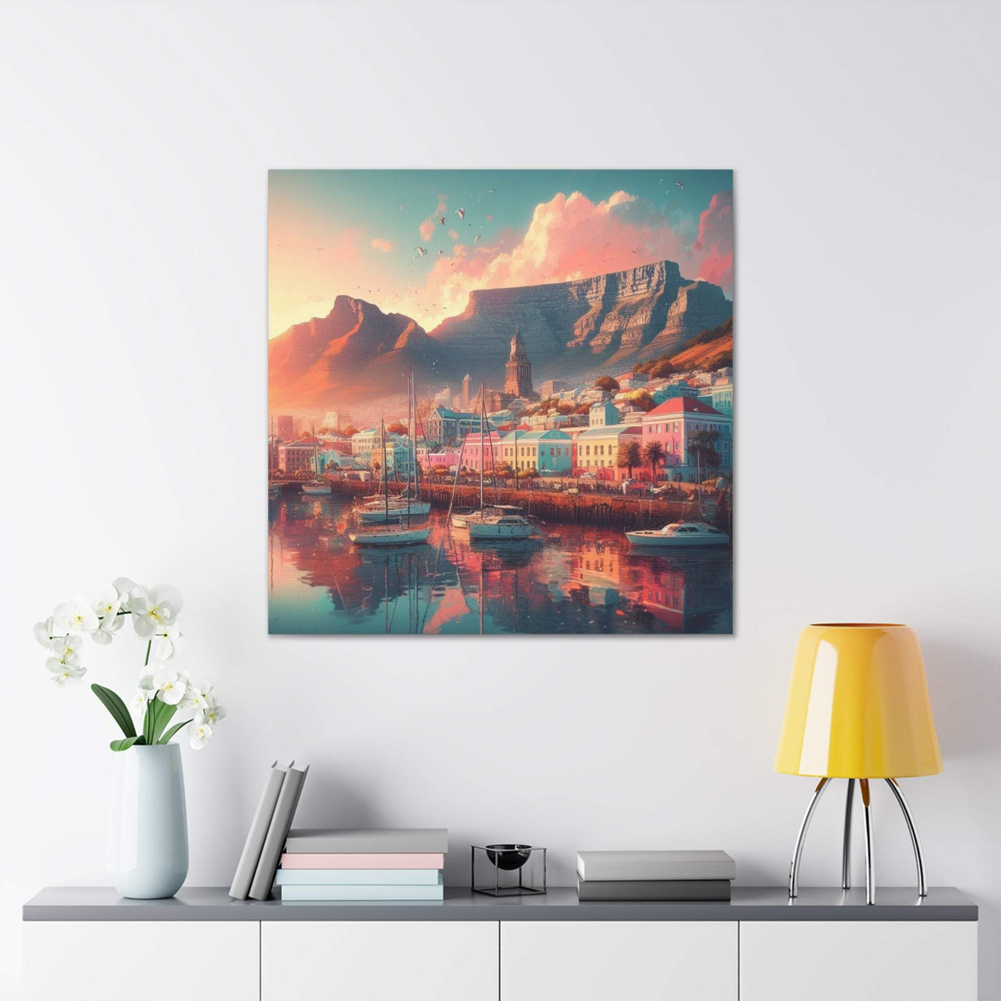 Cape Town Print, Table Mountain Art