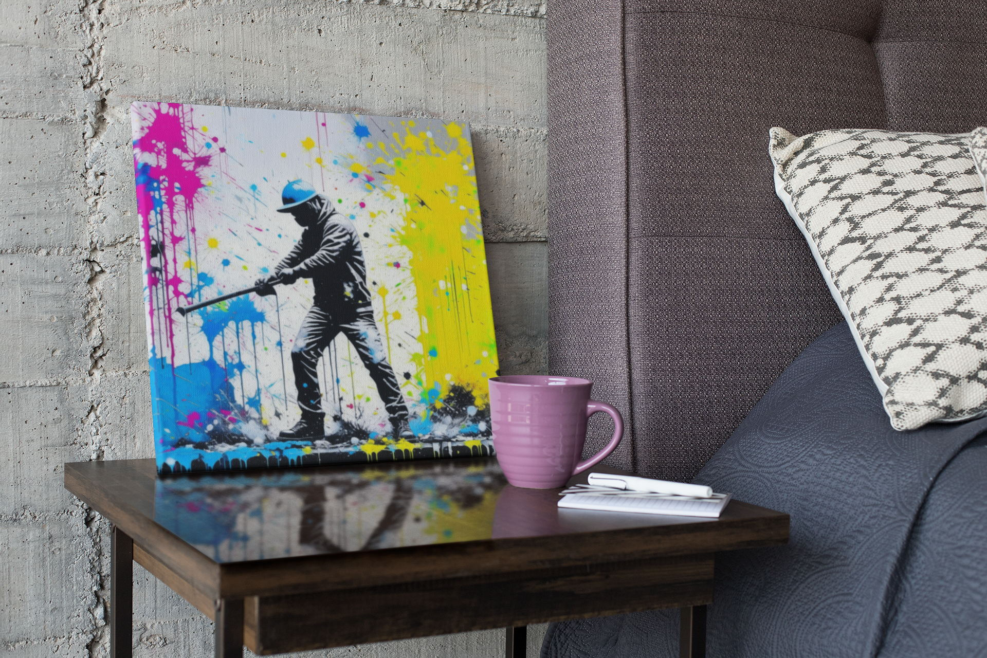 banksy print, banksy wall art canvas