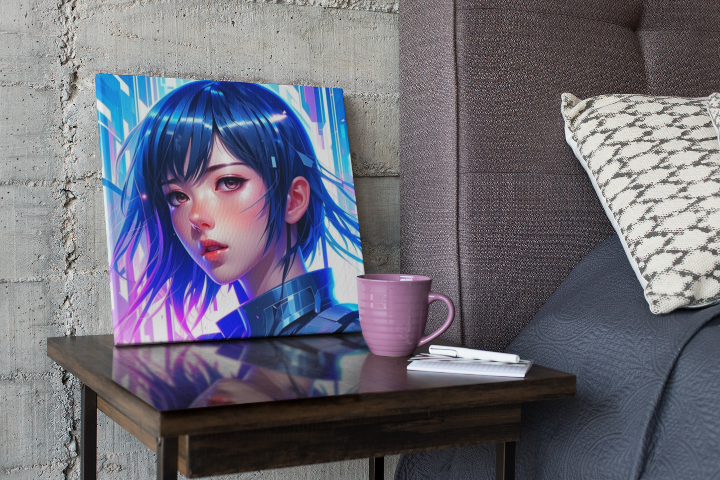 anime art. anime girl poster