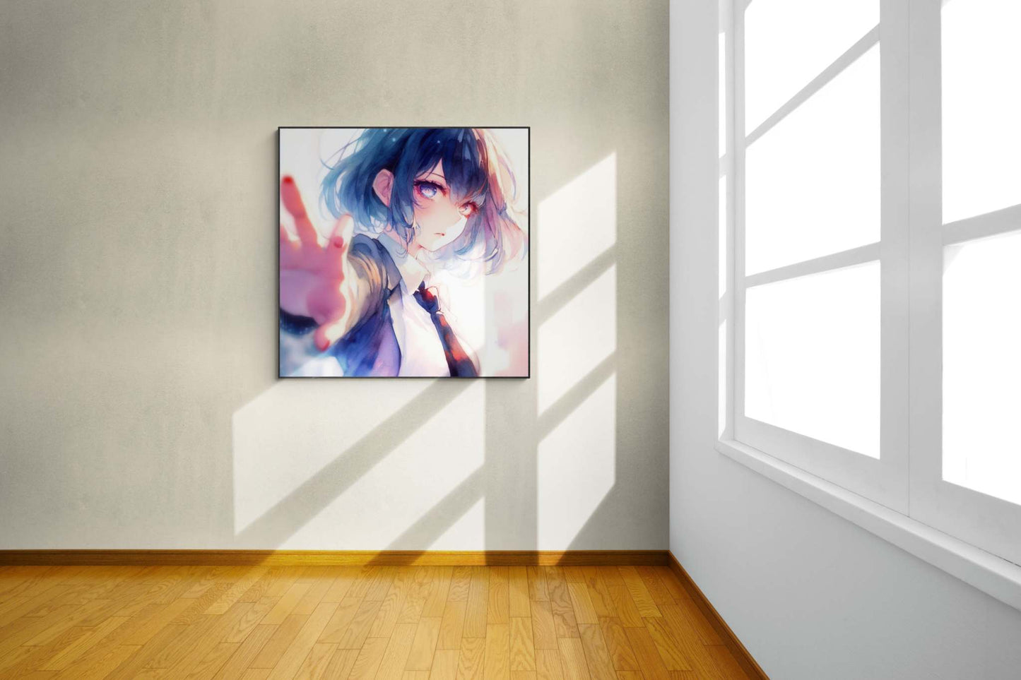 anime art, anime girl poster