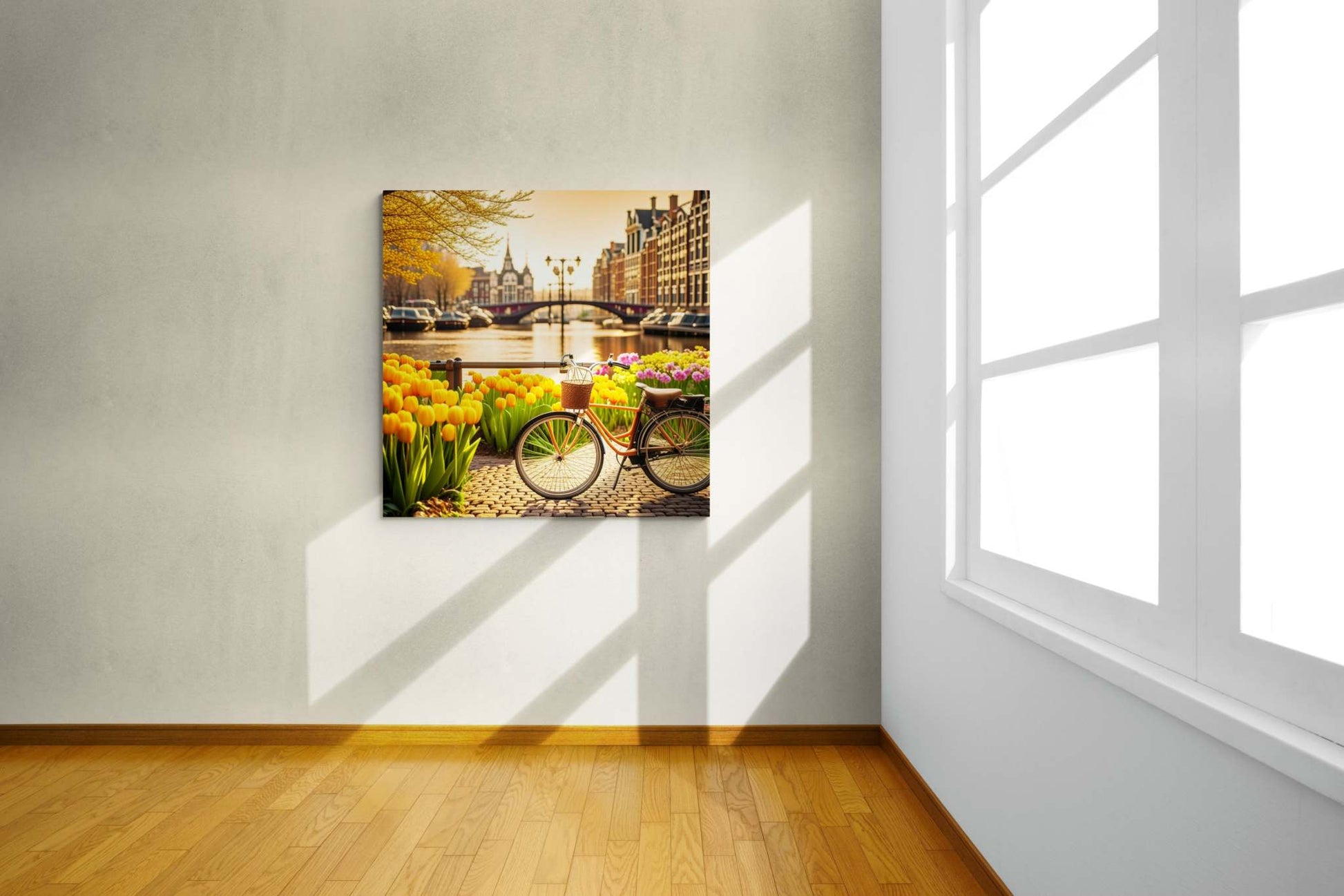 amsterdam wall art, amsterdam painting, amsterdam poster