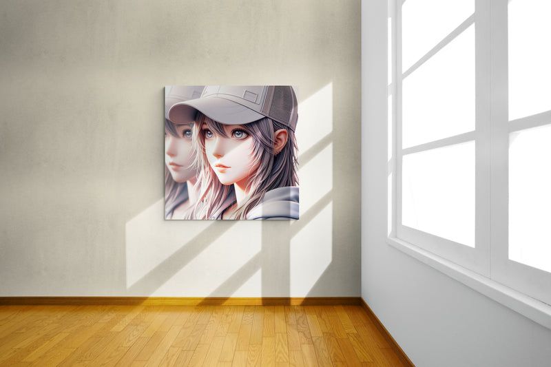 anime art, anime girl poster