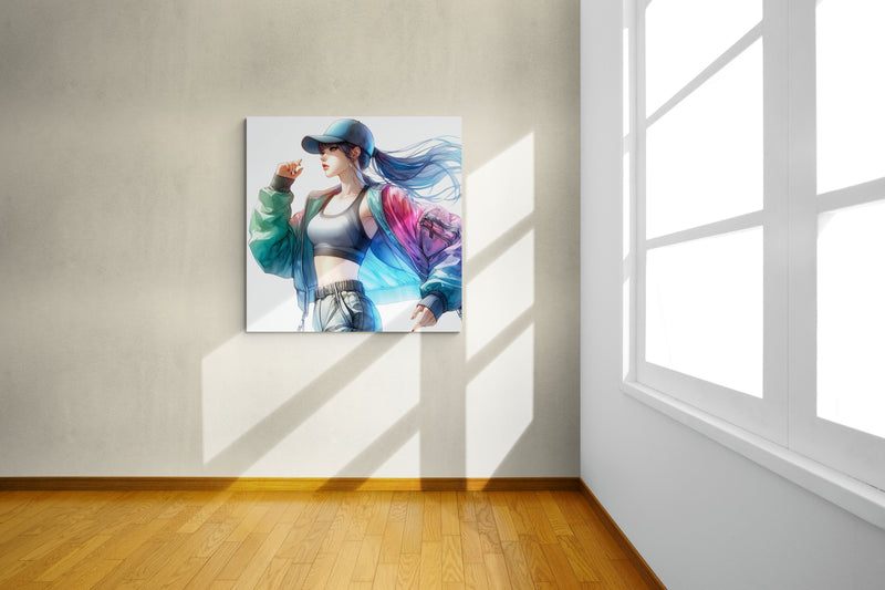 anime art, anime girl poster